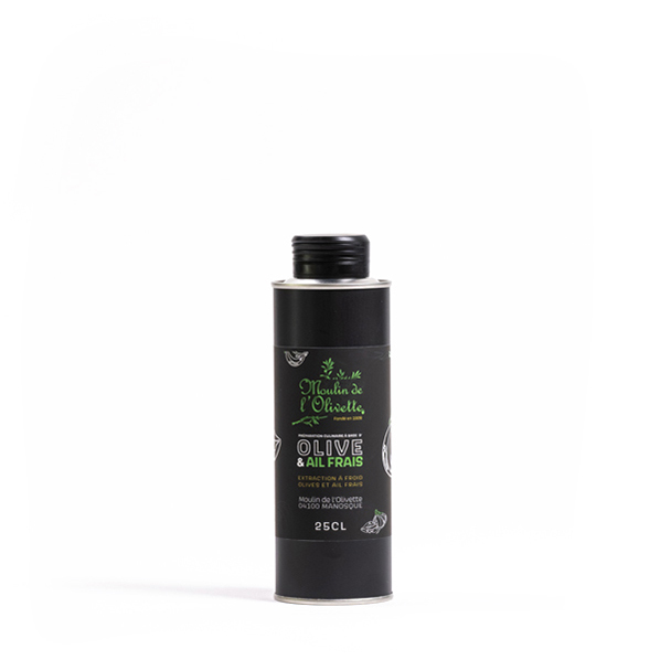 Huile d'olive aromatique Ail 25CL